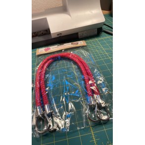 Hanke i r�dt l�der, anvendes sammen med karabinhaner�