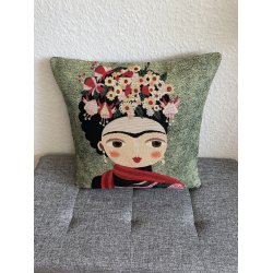 To puder i en den ene side med grn baggrund den anden med sort baggrund